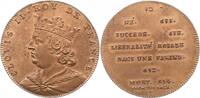 Frankreich Bronzemedaille Louis Philipp 1830-1848. -