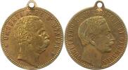 Italien-Königreich Bronzemedaille Umberto I. 1878-1900. -