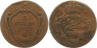 Haus Habsburg Cu-2 Soldi Franz II.(I.) 1792-1835. -