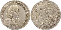 Sachsen-Albertinische Linie 1/6 Taler Johann Georg III. 1680-1691. -