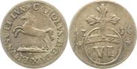 Braunschweig-Wolfenbüttel 6 Pfennig Karl I. 1735-1780. -