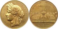 Frankreich Vergoldete Bronzemedaille Dritte Republik 1870-1940. -