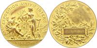 Frankreich Vergoldete Bronzemedaille Dritte Republik 1870-1940. -