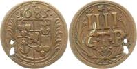 Bentheim-Tecklenburg-Rheda 4 Gute Tecklenburgische Pfennig Johann Adolph 1674-1704. -