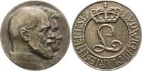 Bayern Silbermedaille Ludwig III. 1913-1918. -