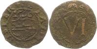 Münster-Stadt Cu 6 Pfennig -