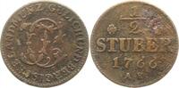 Jülich-Berg 1/2 Stüber Karl Theodor 1742-1799. -