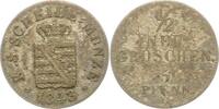 Sachsen-Albertinische Linie 1/2 Neugroschen Friedrich August II. 1836-1854. -