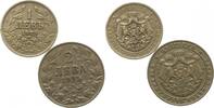 Bulgarien 1 und 2 Lewa Boris III. 1918-1943. -