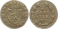 Nassau 1/4 Kreuzer Wilhelm 1816-1839. -