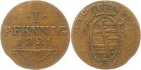 Sachsen-Coburg-Saalfeld Pfennig Ernst 1806-1826. -