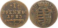 Sachsen-Coburg-Saalfeld Pfennig Ernst 1806-1826. -