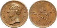 Frankreich Bronzemedaille Charles X. 1824-1830. -
