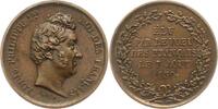 Frankreich Bronzemedaille Louis Philipp 1830-1848. -