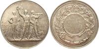 Frankreich Versilberte Bronzemedaille Dritte Republik 1870-1940. -