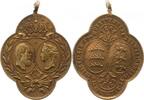 Württemberg Tragbare Bronzemedaille Karl 1864-1891. -