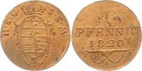 Sachsen-Coburg-Saalfeld Pfennig Ernst 1806-1826. -