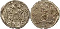 Sachsen-Albertinische Linie Pfennig Friedrich August I. 1694-1733. -