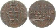 Sachsen-Coburg-Saalfeld Pfennig Ernst 1806-1826. -