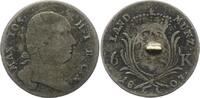 Bayern 6 Kreuzer Maximilian IV. Joseph 1799-1805. -