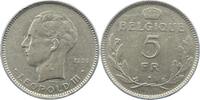 Belgien-Königreich 5 Francs Leopold III. 1934-1950. -