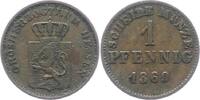 Hessen-Darmstadt Pfennig Ludwig III. 1848-1877. -