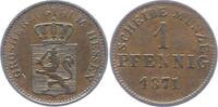 Hessen-Darmstadt Pfennig Ludwig III. 1848-1877. -