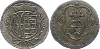 Sachsen-Albertinische Linie Pfennig Johann Georg III. 1680-1691. -