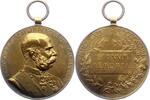 Haus Habsburg Bronzemedaille Franz Joseph I. 1848-1916. -