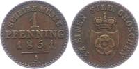 Lippe, Grafschaft Pfennig Paul Friedrich Emil Leopold 1851-1875. -