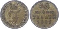 Mecklenburg-Schwerin 1/48 Taler Friedrich Franz II. 1842-1883. -