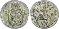 Sachsen-Weimar-Eisenach 6 Pfennig Friedrich III. von Gotha-Altenburg, als Vormund 1749-1755. -