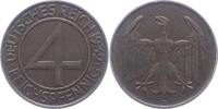 Weimarer Republik 4 Reichspfennig -