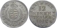 Sachsen-Albertinische Linie 1/12 Taler Friedrich August I. 1806-1827. -