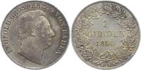Baden-Durlach Gulden 1846 Leopold 1830-1852. Sehr schön +