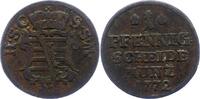 Sachsen-Coburg-Saalfeld Pfennig Ernst Friedrich 1764-1800. -