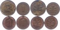 2 Pfennig Mark 1945-2001. -