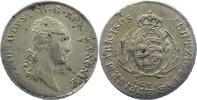 Sachsen-Albertinische Linie 1/6 Taler Friedrich August I. 1806-1827. -