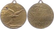 Luftfahrt Bronzemedaille 1912 Fleck, vorzüglich
