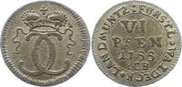 Waldeck 6 Pfennig Karl August Friedrich 1728-1763. -