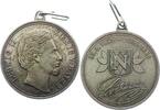Bayern versilberte Bronzemedaille Ludwig II. 1864-1886. -