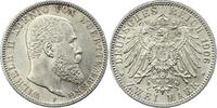 Württemberg 2 Mark Wilhelm II. 1891-1918. -