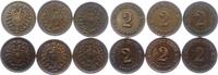 Kleinmünzen 2 Pfennig -