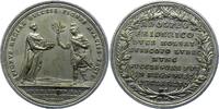 Lübeck-Bistum Zinnmedaille Adolf Friedrich von Schleswig-Holstein-Gottorp 1727-1750. -