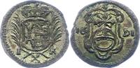 Sachsen-Albertinische Linie Pfennig Johann Georg III. 1680-1691. -