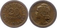 Portugal 20 Centavos Republik seit 1910. -
