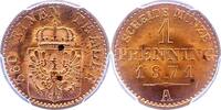 Brandenburg-Preußen Pfennig Wilhelm I. 1861-1888. -