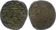 Öttingen Einseitiger Pfennig Wolfgang, Martin und Ludwig XIV. 1520-1529. -