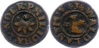 Waldeck Pfennig Wolrad VI., Philipp und Johann 1638-1640. -