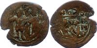 Follis Heraclius 610 - 641, mit Heraclius Constantinus und Heracleonas. -